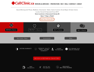 cellclinic.ca screenshot