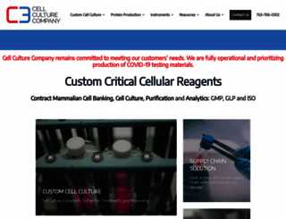 cellculturecompany.com screenshot