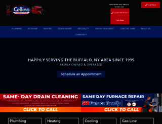 cellinoplumbing.com screenshot