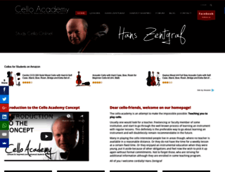 cello-academy.com screenshot