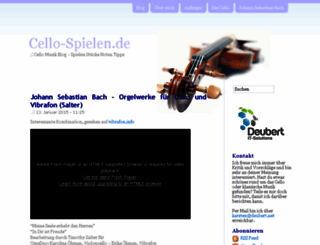 cello-spielen.de screenshot