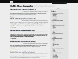 cellphone-companies.com screenshot