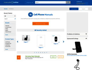 cellphone.manualsonline.com screenshot