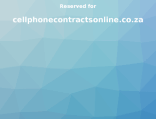 cellphonecontractsonline.co.za screenshot