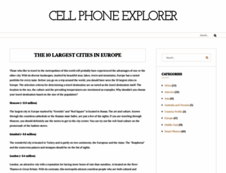cellphoneexplorer.com screenshot
