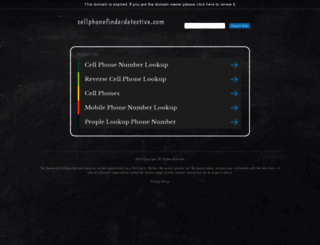 cellphonefinderdetective.com screenshot