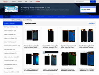 cellphonelcddisplay.sell.everychina.com screenshot