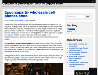 cellphonepartstoronto.wordpress.com screenshot