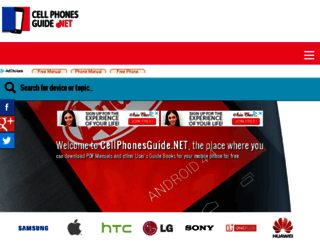 cellphonesguide.net screenshot