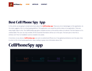 cellphonespy.net screenshot