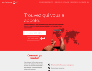 cellulaire411.ca screenshot