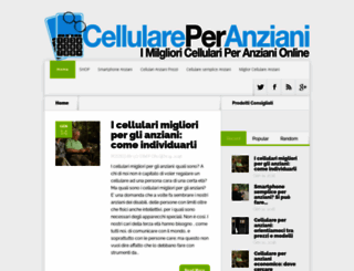 cellulareperanziani.it screenshot