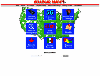 cellularmaps.com screenshot