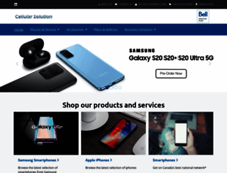 cellularsolution.ca screenshot