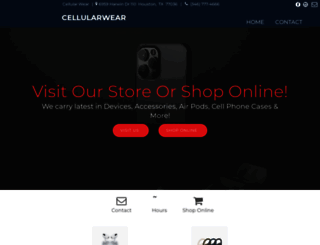 cellularwearhouston.com screenshot