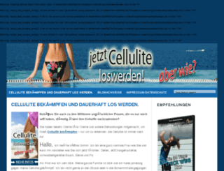 cellulite-bekaempfen.org screenshot
