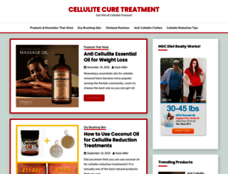 cellulitecuretreatment.com screenshot
