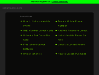 cellunlocker.com screenshot