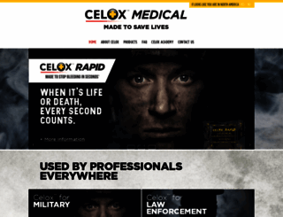 celoxmedical.com screenshot