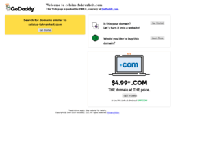 celsius-fahrenheit.com screenshot