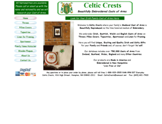 celticcrests.com screenshot