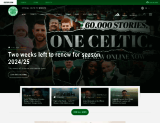 celticfc.co.uk screenshot