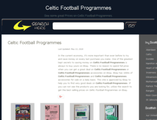 celticfootballprogrammes.com screenshot