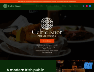 celticknotpub.com screenshot