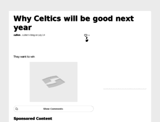 celticsfanatic.sportsblog.com screenshot