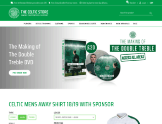 celticsuperstore.co.uk screenshot