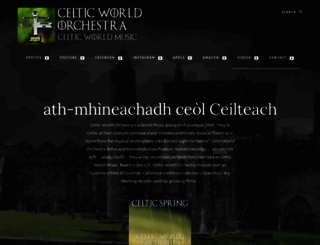 celticworldorchestra.com screenshot