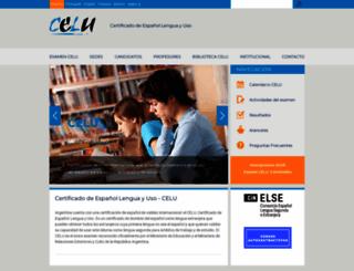 celu.edu.ar screenshot