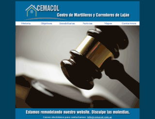 cemacol.com.ar screenshot