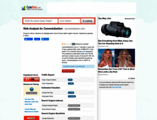 cementofashion.com.cutestat.com screenshot