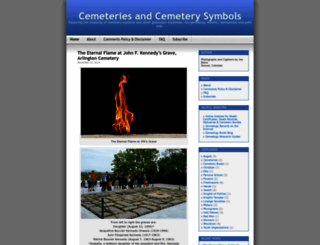 cemeteries.wordpress.com screenshot