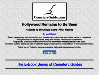 cemeteryguide.com screenshot