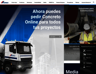 cemexcolombia.com screenshot