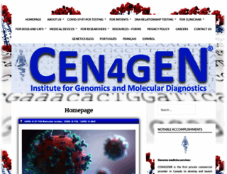 cen4gen.org screenshot
