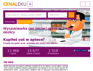 cenaleku.pl screenshot