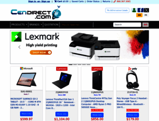 cendirect.com screenshot