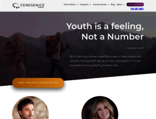 cenegenics-denver.com screenshot
