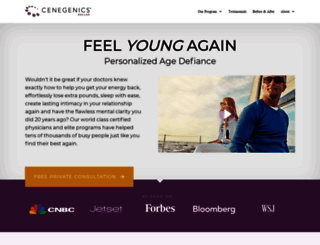 cenegenics-dfw.com screenshot