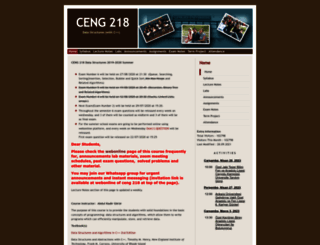 ceng218.cankaya.edu.tr screenshot