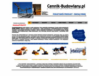 cennik-budowlany.pl screenshot