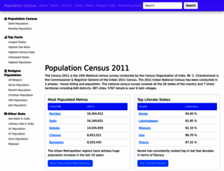 census2011.co.in screenshot