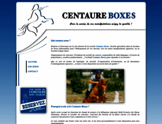 centaure-boxes.com screenshot