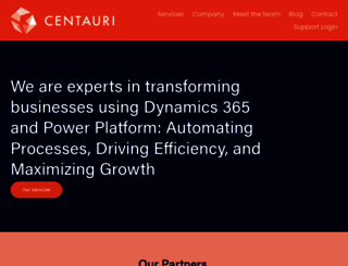 centauri.com.au screenshot