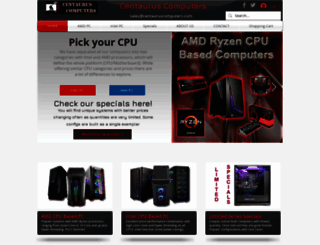 centauruscomputers.com screenshot