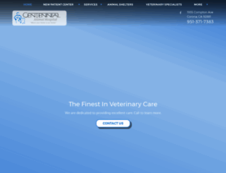 centennialanimalhospital.net screenshot