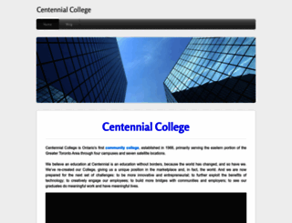 centennialcollege.weebly.com screenshot